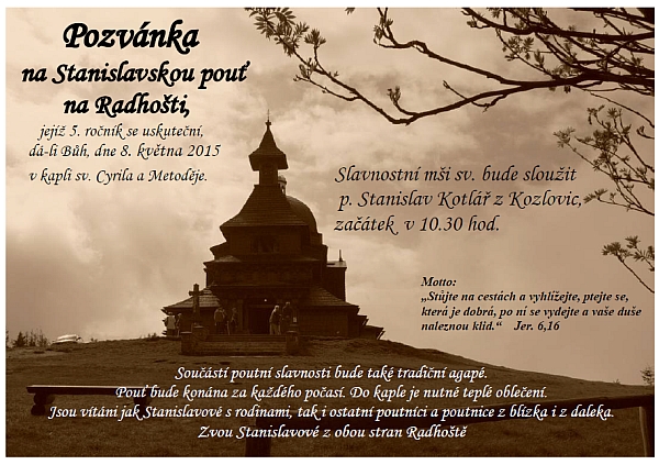 Stanislavská pouť na Radhošti Stanislavská pouť na Radhošti